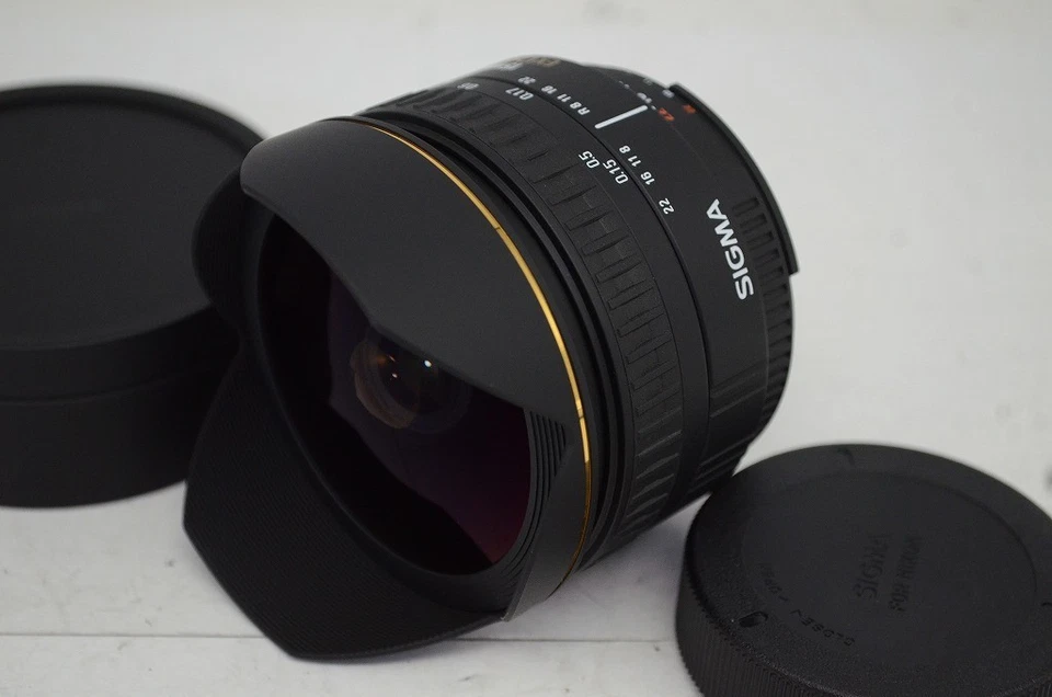 SIGMA 15mm F2.8 EX DG DIAGONAL FISHEYE Lens for Nikon F Mount w/ Box #251016q - Image 2 of 4