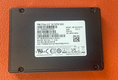 Samsung PM1733a MZ-WLR30TB 30.72TB 2.5'' U.2 PCIe4 NVMe Enterprise SSD
