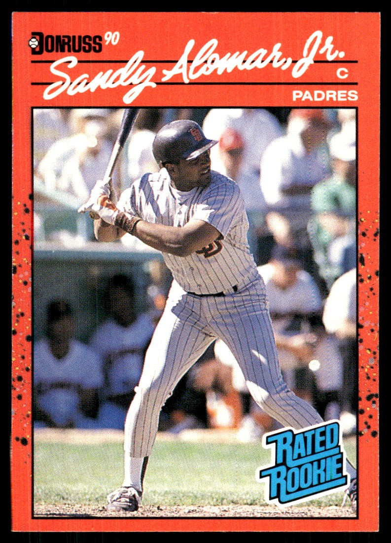 Sandy Alomar, Jr. 1990 Donruss #30 Padres FREE SHIPPING StackedPacks