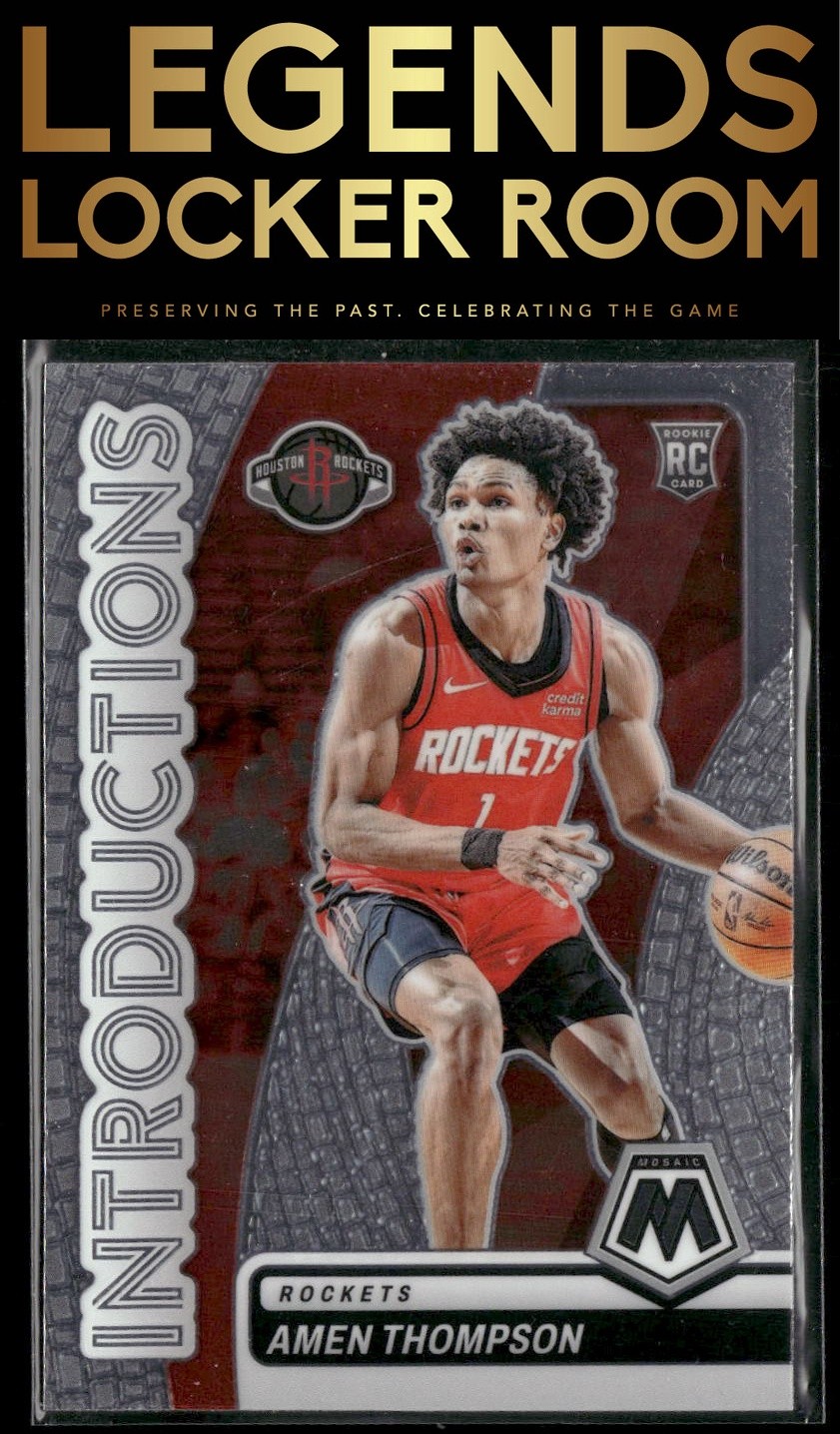 2023-24 Panini Mosaic #3 Amen Thompson Introductions