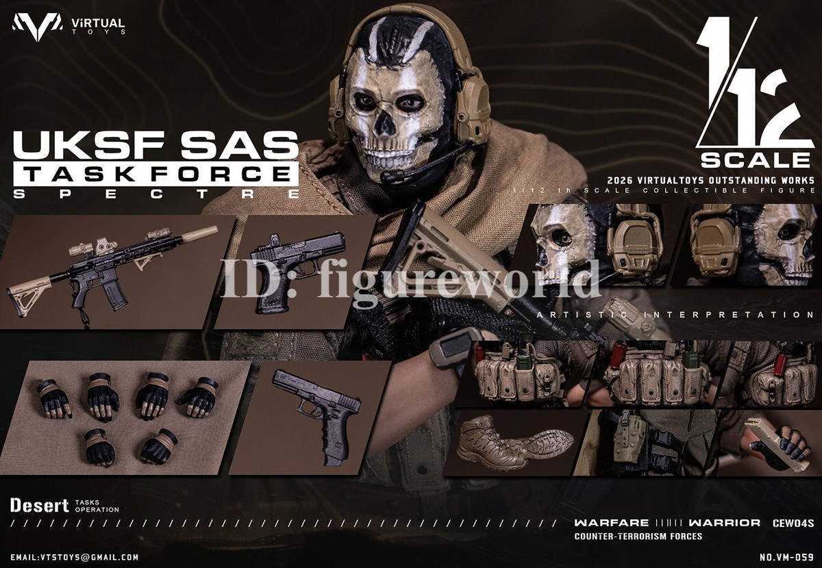 Pre-order VTS TOYS VM059 1/12 UK SAS Task Force Specter Action
