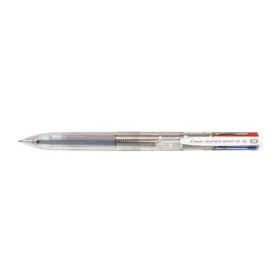 4902505580857 Długopis czterokolorowy PILOT SUPER GRIP G transparentny Pilot