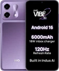 HMD VIBE2 5G Unlocked Dual SIM Smartphone 6.7" HD+ 120Hz Display 6000mAh Battery