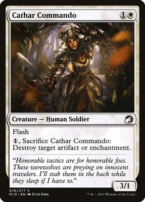 Cathar Commando (010) Innistrad: Midnight Hunt MID MTG Magic