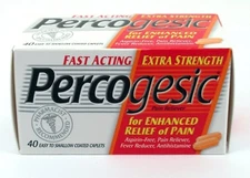 Percogesic Fast Acting Extra Strength Enhanced Pain Relief Coated Caplets 40 Ct