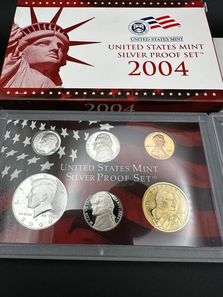 2004 United States Mint Silver Proof Set in Box with COA - 11 Coin Set - Image 2 of 4