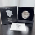 2021 P US Mint .999 Silver Peace Dollar $1 W/ COA & Box UNC