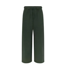 Skims NWT Cotton Fleece Classic Straight Leg Pant Spruce Size S $88 Retail