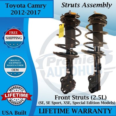 KYB Genuine OEM Front Struts For 2012-2017 Toyota Camry Lifetime Warranty