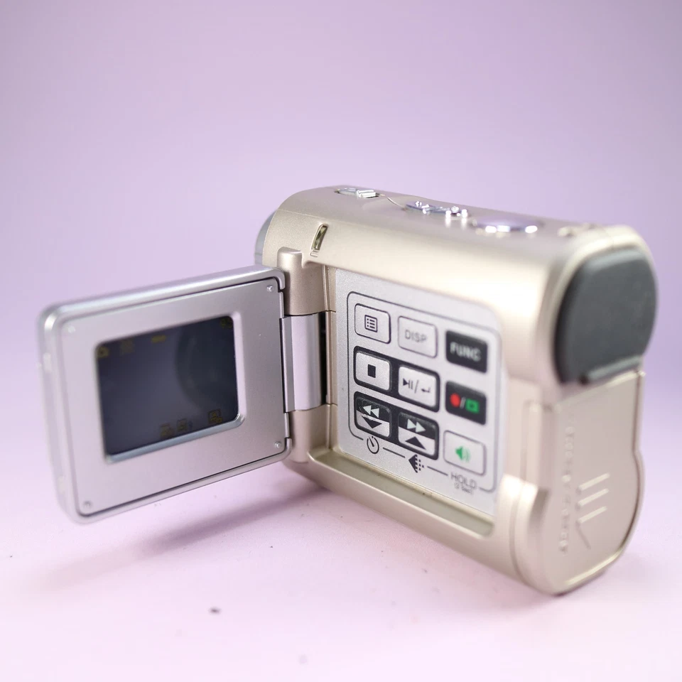 Mustek DV3500 Handheld MPEG4 Digital Video Camcorder Silver Tested - Image 3 of 4
