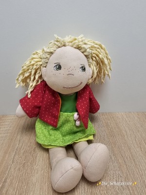 Haba Stoffpuppe Lernpuppe 25 cm Weichpuppe Anziehpuppe 