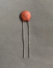 NOS 1960s Sprague .02 uF 50V Capacitor Ceramic Disc tone cap for Gibson electric