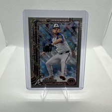 2025 Topps Holiday Spencer Schwellenbach #H199 RC Silver Glitter Parallel Braves