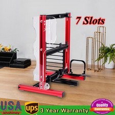 Red DIY ITX ATX MATX PC Frame Test Bench Open Air Case Water Cooling Fan Chassic