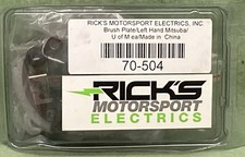 NEW GENUINE RICK'S MOTORSPORT ELECTRICS 70-504 STARTER BRUSH PLATE LEFT MITSUBA
