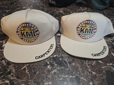 KML Carpenters Hat Adult Mens Dad Cap Unionwear USA Made Brotherhood America