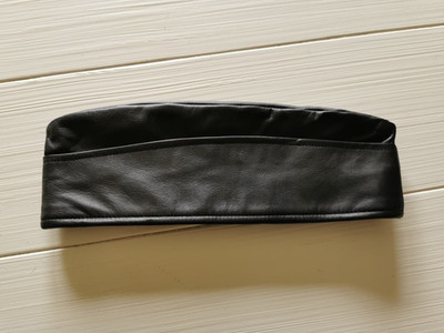 RoB Leder Airforce Cap Schiffchen Leder Herren