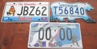 3 CANADA TERRITORIES  LICENSE PLATES YUKON, NUNAVUT, NORTHWEST POLAR BEARS