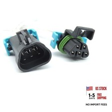 1PACK 5 Pin Male and Female Sealed Headlight Assembly Connector Plug Pigtail