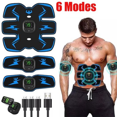 EMS Wireless Muskelstimulator Trainer Bauchtraining Körper Abnehmen Massagegerät