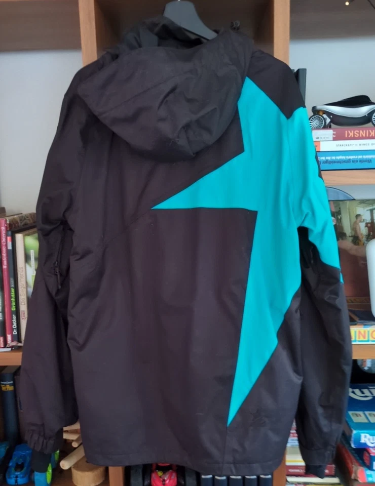 Snowboard Jacke Parka Windbreaker Kapuze Taschen Zimtstern Switzerland - Bild 3 von 4