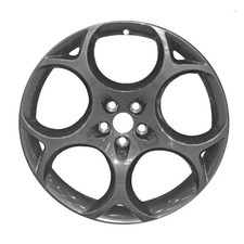 58202 Reconditioned OEM Aluminum Wheel 21x8.5 Painted Metallic Black
