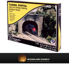 Woodland Scenics C1257 Double Tunnel Portal Cut Stone HO OO Gauge