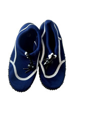 Kids Water Shoes Size 13 Blue White Beach Pool Aqua Swim Quick Dry