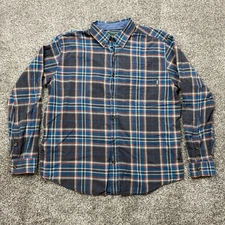 woolrich shirt men’s L button Up plaid outdoor camping outdoor hiking