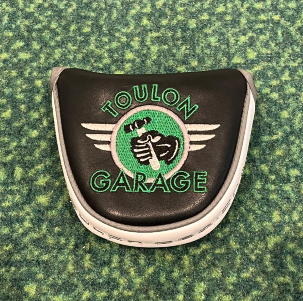 RARE Odyssey Toulon Garage Mallet Putter Headcover - PGA TOUR Head Cover USED