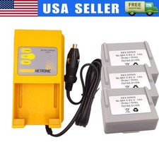 3pcs 68300900 Battery Hetronic UCH-2 Charger 12/24V For HETRONIC Remote Control