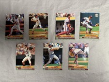 1992 Fleer Ultra baseball cards featuring players from California Angels team(7)