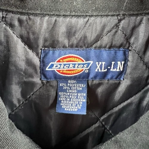 Vintage Dickies Social Distortion Jacket Mens XL Black Lined Skully 90s Workwear image 6