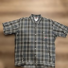 Ben Davis Plaid Short Sleeve Work Shirt, Chest Pocket, Classic Japan