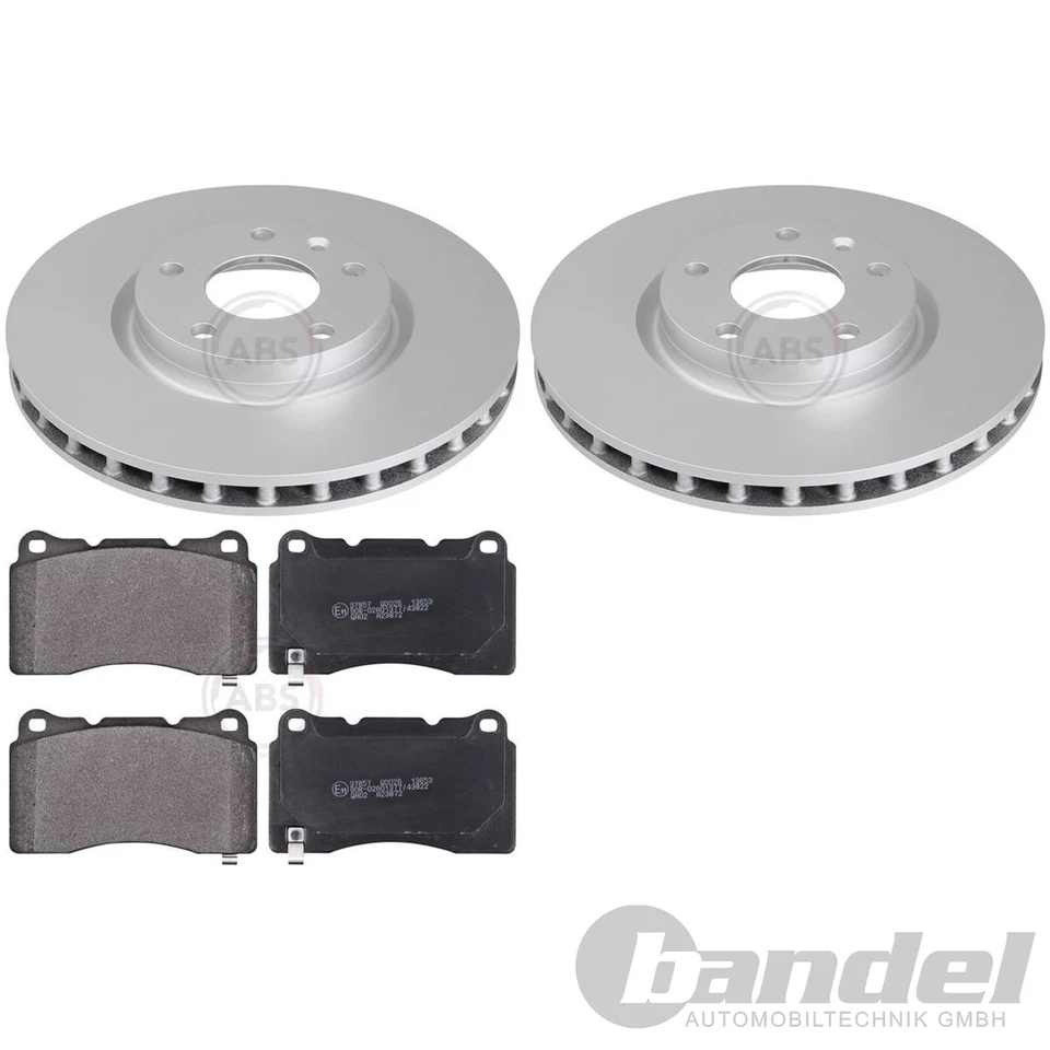 Disques de Frein ABS 321mm Ventilés + Plaquettes Avant Chevrolet Corvette C7 - Photo 1/4
