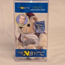Vintage Lance Bass NSYNC Limited Edition Collectible Bear Plush Collectible New
