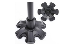 Quad Cane Tip Rubber Base Anti-Skid Self Standing for Walking Canes