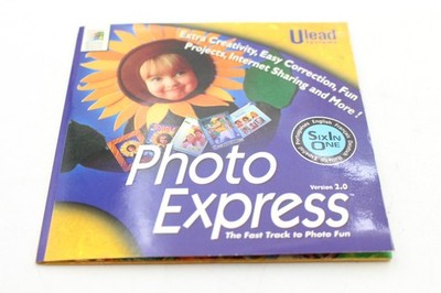 Ulead Systems Photo Express Version 2.0 Rare Windows Photo Editing Software