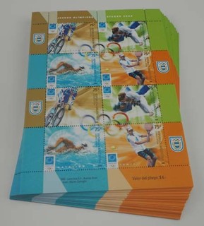 2004 Argentinien; 100 Kleinbögen Sommerspiele /MNH MiNr. 2920/23 ME 550