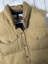 Women's Vintage The NorthFace Puffer Vest Goose Down Warm Size M