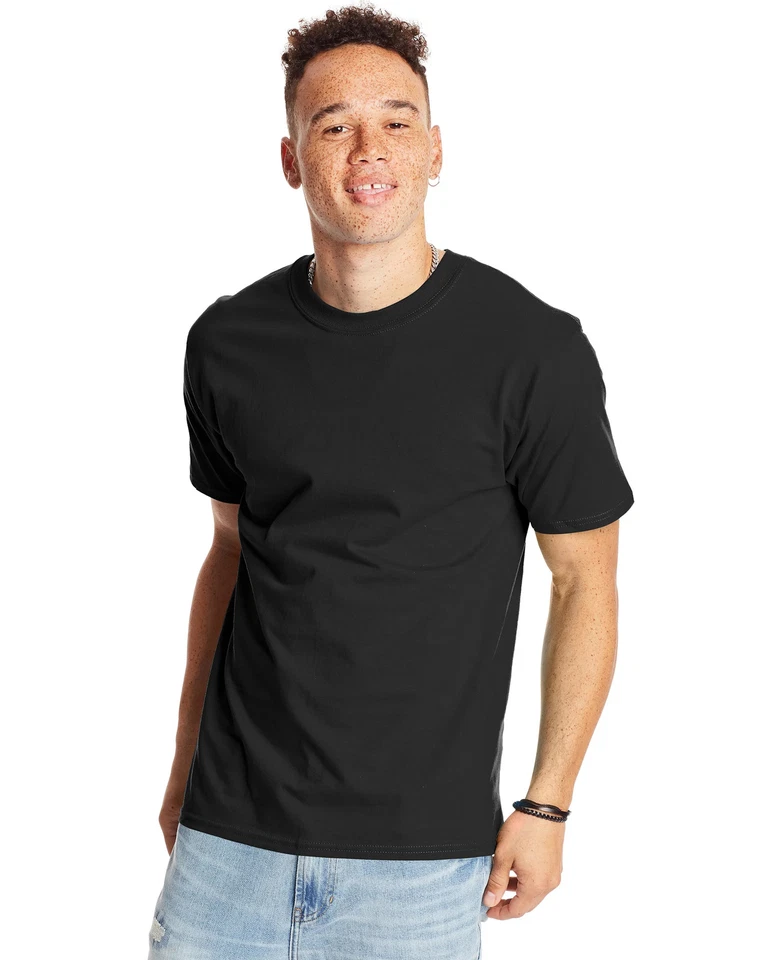 Hanes Beefy-T Unisex Heavyweight Cotton T-Shirt (Big & Tall Sizes Available)