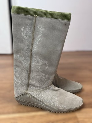 Puma Women's Monsoon Embroidered Suede Boots Size 6.5