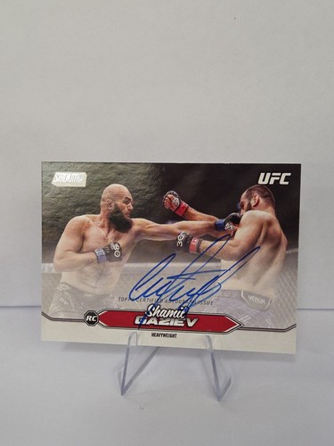 2025 Topps Stadium Club UFC Base Autograph card rookie Shamit Gaziev