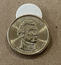 2008-P-James Monroe Presidential Dollar-Uncirculated-$1 Coin-Free Shipping