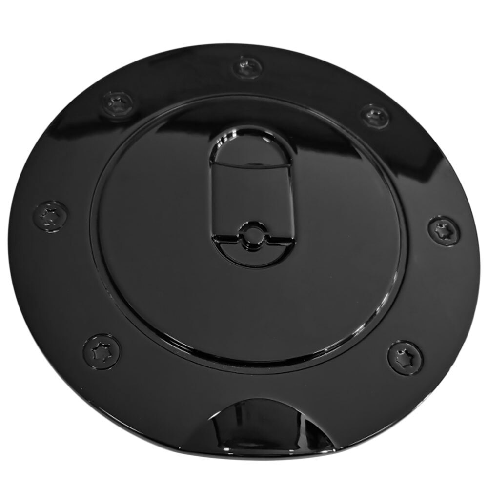 Gloss Black Gas Cap Fuel Door Cover Trim For Ford F150 F250 F350 F450