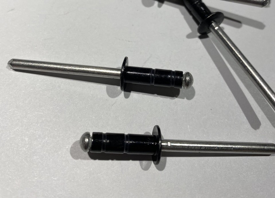 Black 3/16” Aluminum Pop Rivets Multi-grip Race Car Rivets 100 Pack | eBay