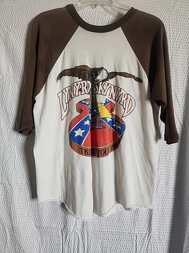 80s Lynyrd Skynyrd Band T-Shirt XL Tribute Tour 1980s vintage concert t-shirt, vintage, size XL, single stitch, B+ condition