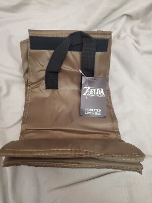 The Legend of Zelda Breath of the Wild Insulated Lunch Bag Brown NWT