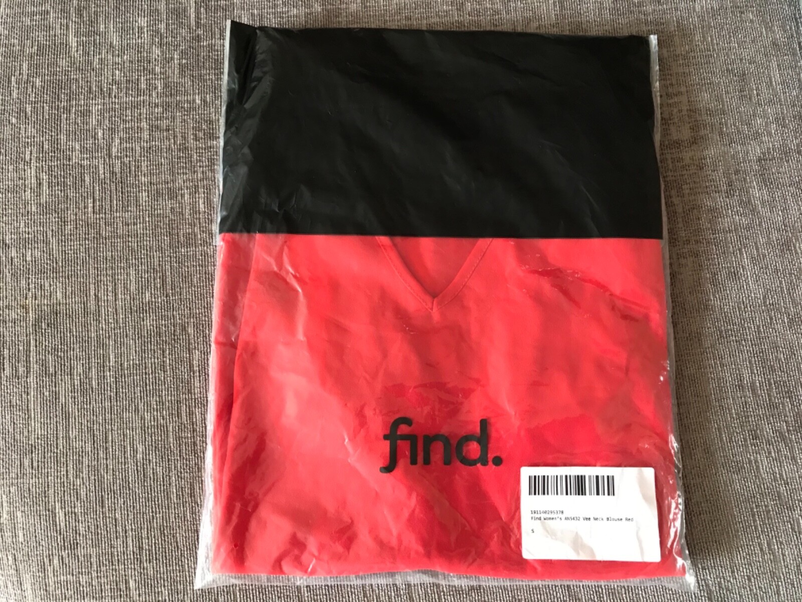 Find. Women's Vee Neck Blouse Red - Small (Size 10 Uk) - RRP £26.99 bnwt image 4