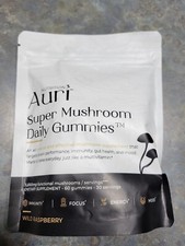 Auri Super Mushroom Daily Gummies, Chaga, Lio...